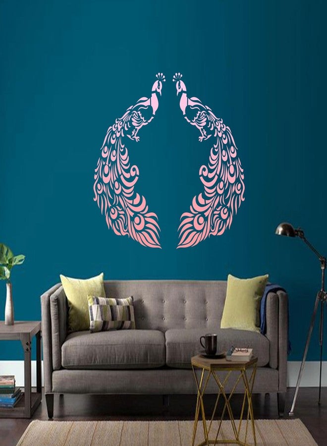 StenCart Combo of 2 Ganesha & Classy Peacock Stencil for Wall Painting Home DIY Reusable Wall Stencil Design for Wall Decoration (16x24 inch) -Pack of 2 - Image 5